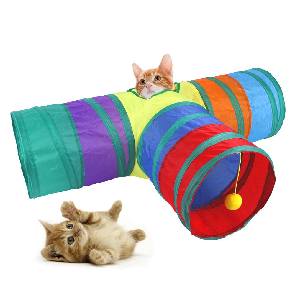 Opvouwbare katten konijn of honden tunnel - Huisdier speelgoed - speelgoedtunnel - Bivakshop