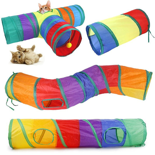 Opvouwbare katten konijn of honden tunnel - Huisdier speelgoed - speelgoedtunnel - Bivakshop