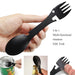 Outdoor survival gereedschap 5-in-1 EDC kit - Vork, mes, lepel, fles- en blikopener - Bivakshop