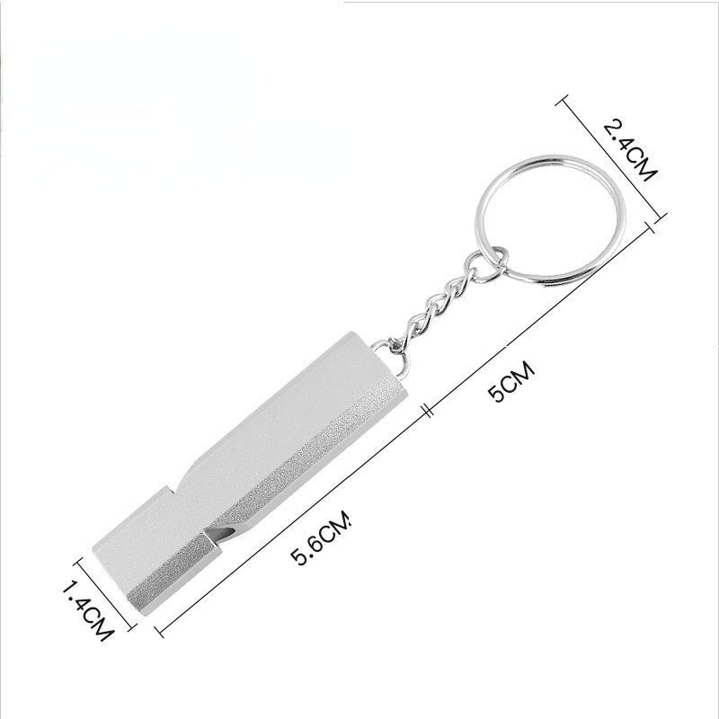 Outdoor Veiligheid Fluitje - Camping - Dubbele Buis Hoge Frequentie - Bivakshop