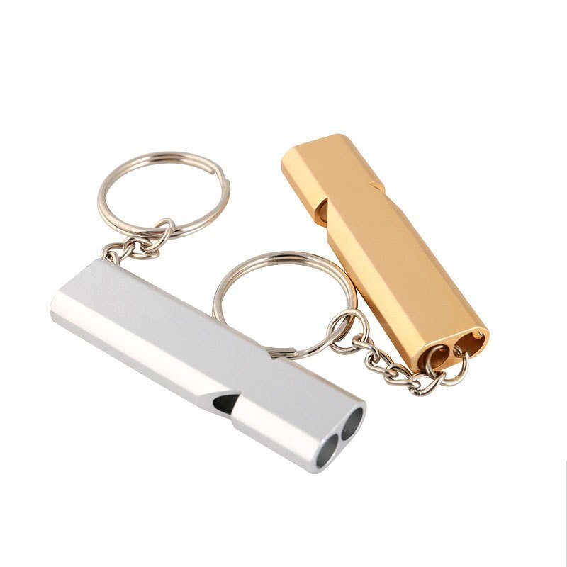 Outdoor Veiligheid Fluitje - Camping - Dubbele Buis Hoge Frequentie - Bivakshop