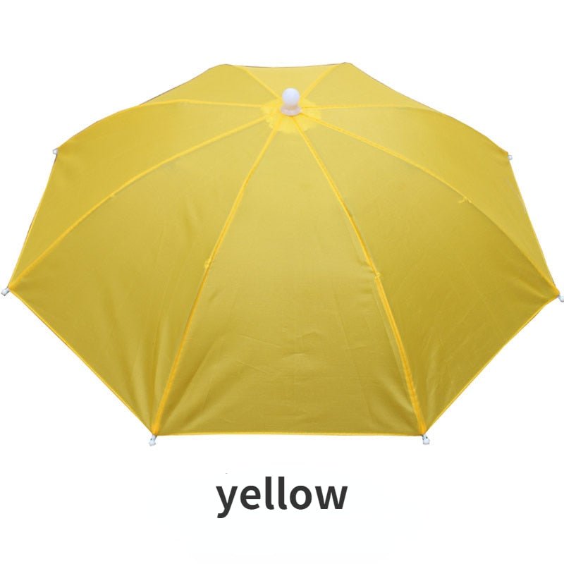 Outdoor zonnekap - Draagbare paraplu hoed - Opvouwbare vis hoed - Bivakshop