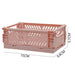 Plastic opvouwbare opbergkrat - Stapelbaar - Opbergdoos organizer - Draagbaar - Bivakshop