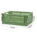 Plastic opvouwbare opbergkrat - Stapelbaar - Opbergdoos organizer - Draagbaar - Bivakshop