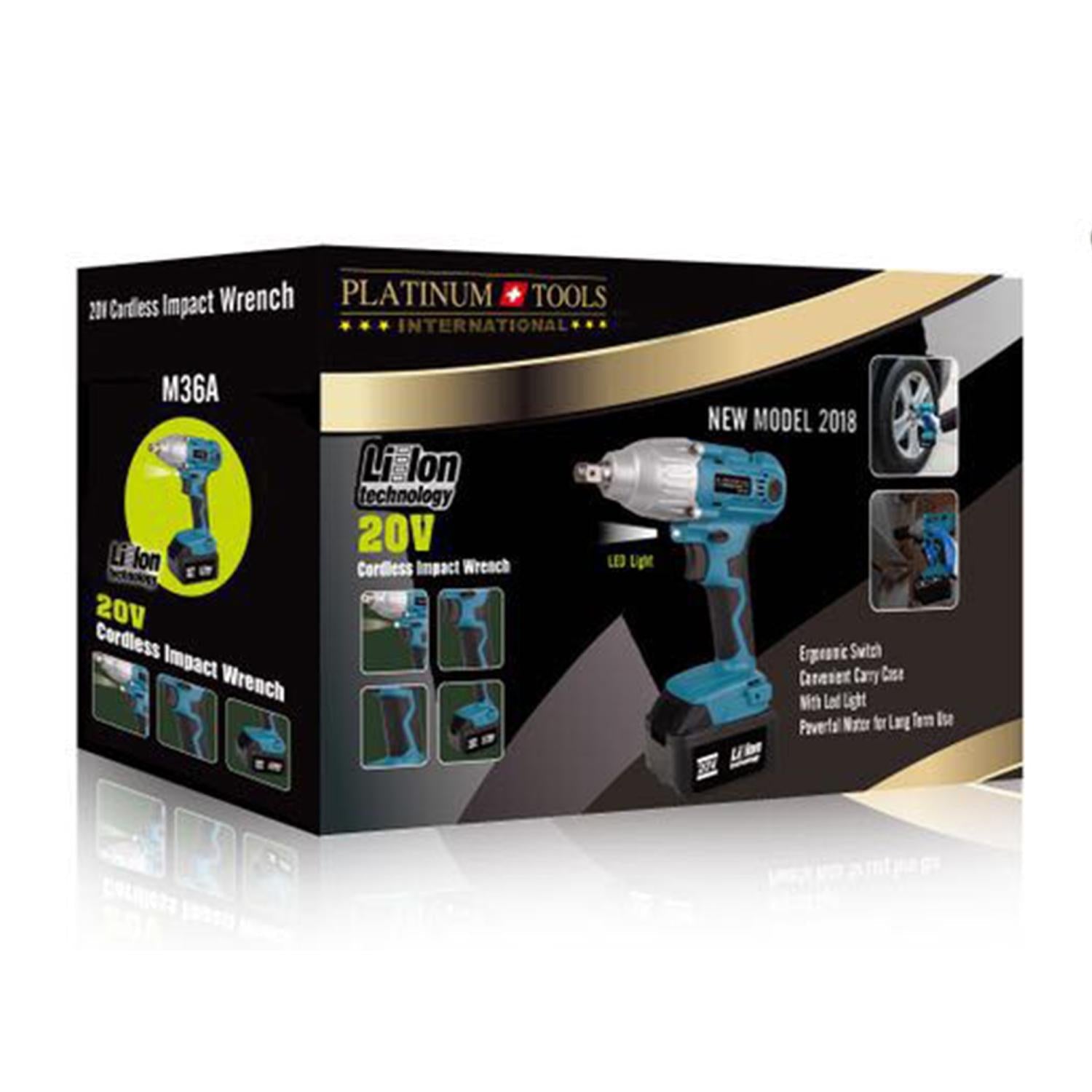 Platinum Tools Accu Slagmoersleutel 20v - Bivakshop