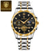 POEDAGAR luxe heren horloge - Waterdichte chronograaf met lichtgevende wijzers - Bivakshop