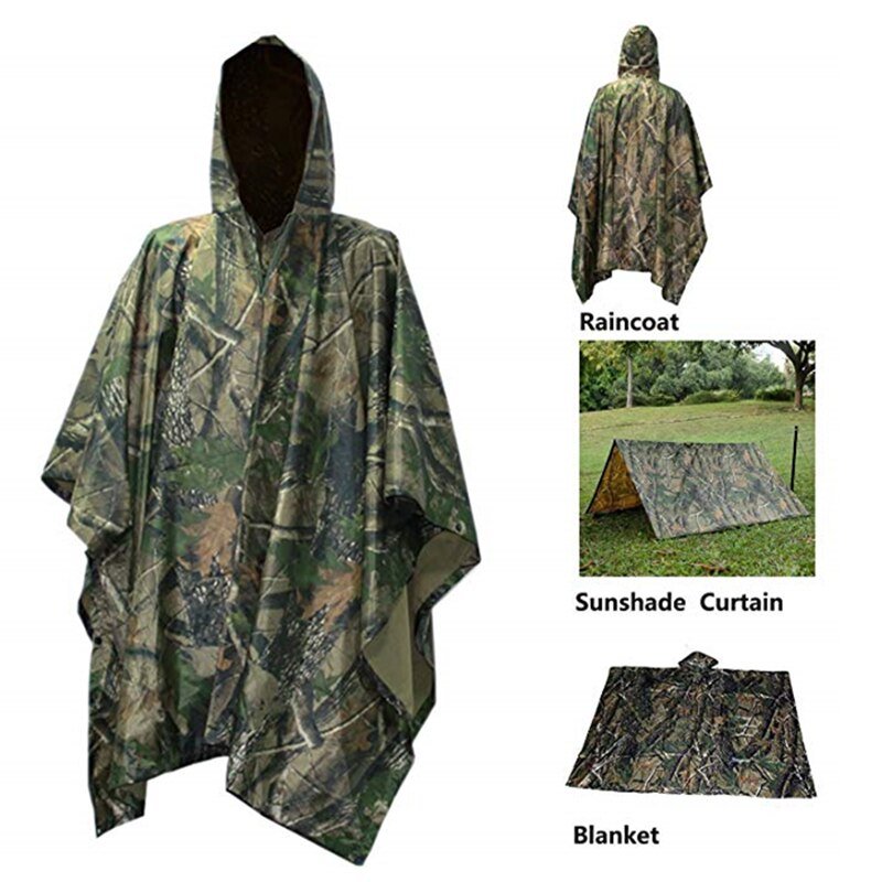 Poncho - Multi functionele poncho - waterdicht - Bivakshop