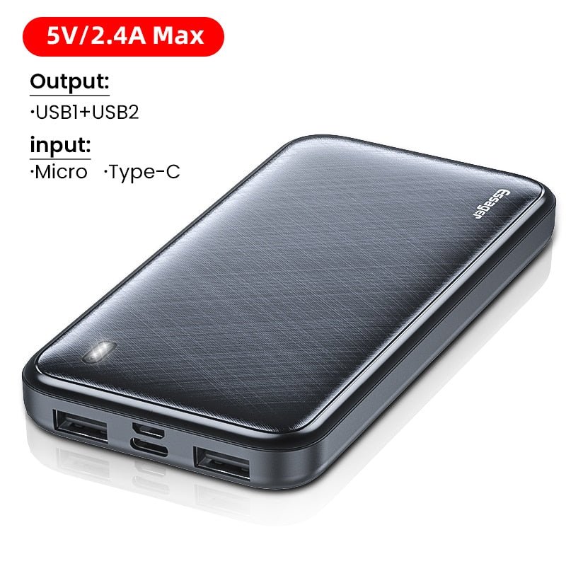 PowerBank - Draagbaar opladen- 20W - 10000mAh - Bivakshop