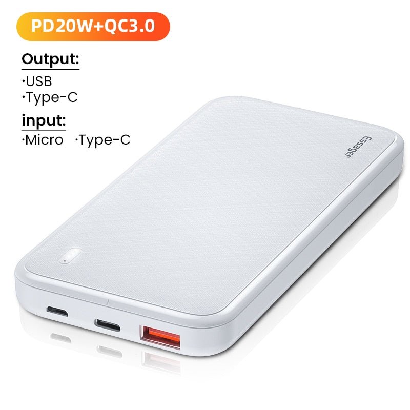 PowerBank - Draagbaar opladen- 20W - 10000mAh - Bivakshop