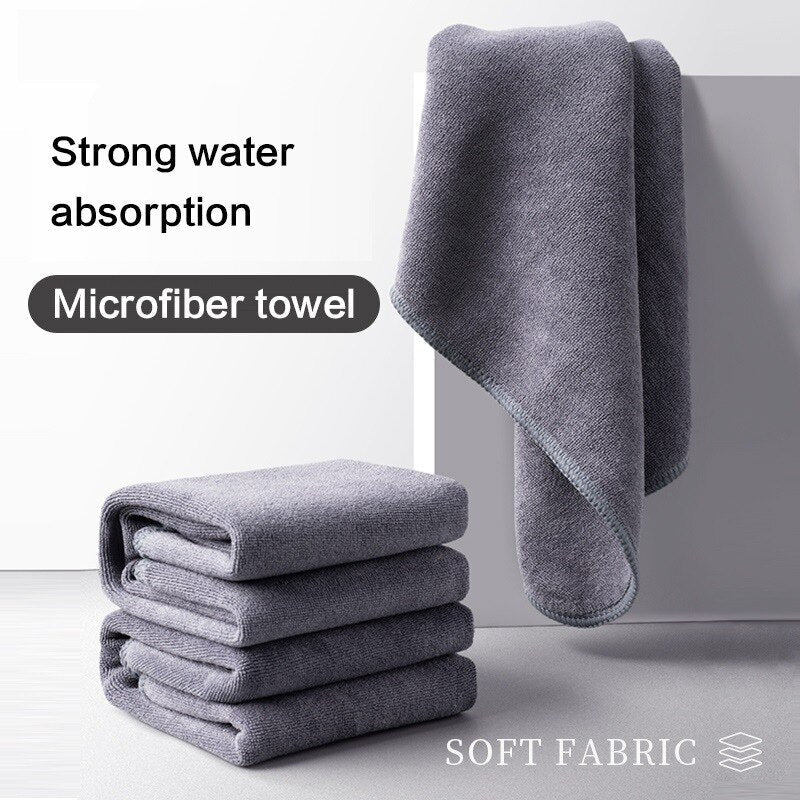 Premium microfiber autowashanddoek - Dubbelzijdige korte fluweel - Auto reiniging en drogen - Bivakshop