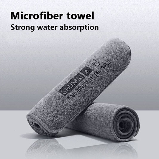 Premium microfiber autowashanddoek - Dubbelzijdige korte fluweel - Auto reiniging en drogen - Bivakshop