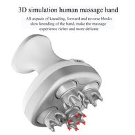 Professioneel Hoofdmassage Apparaat – Elektrisch Massageapparaat - Scalp Massager - Waterdicht – Elektrisch - USB oplaadbaar – Stimuleert Haargroei en Bloedsomloop - Bivakshop
