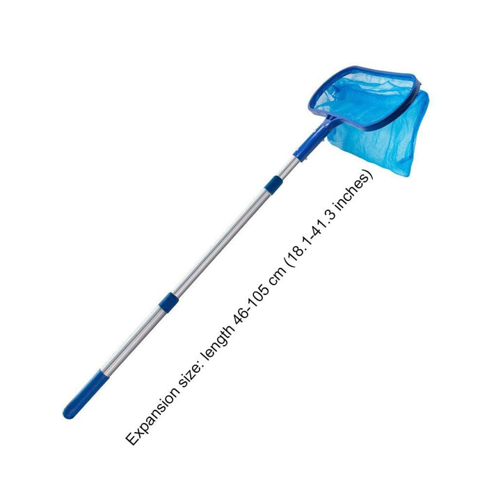 Professionele skimmer met telescopische paal voor zwembadreiniging - Lichtgewicht - Bivakshop