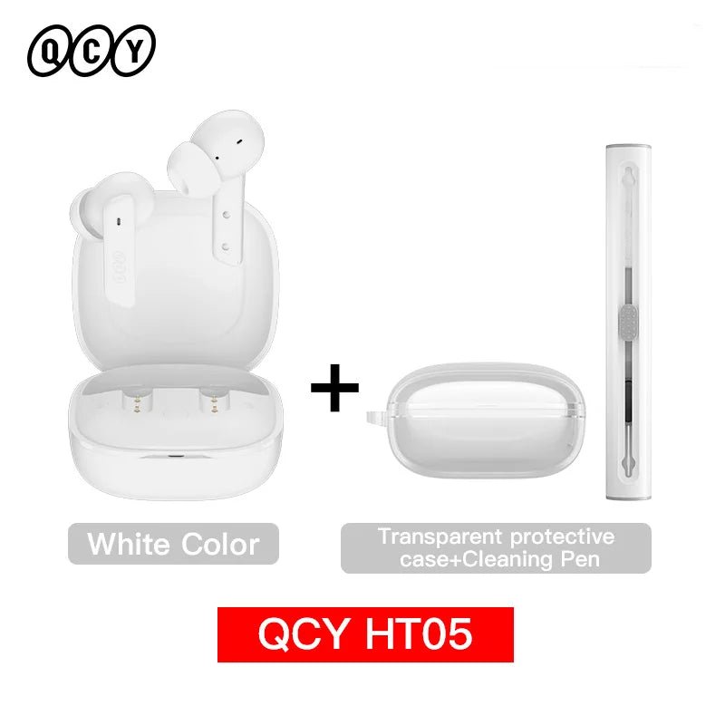 QCY HT05 ANC draadloze oordopjes - Bluetooth 5.2, 40db noise cancelling, waterdicht - Bivakshop