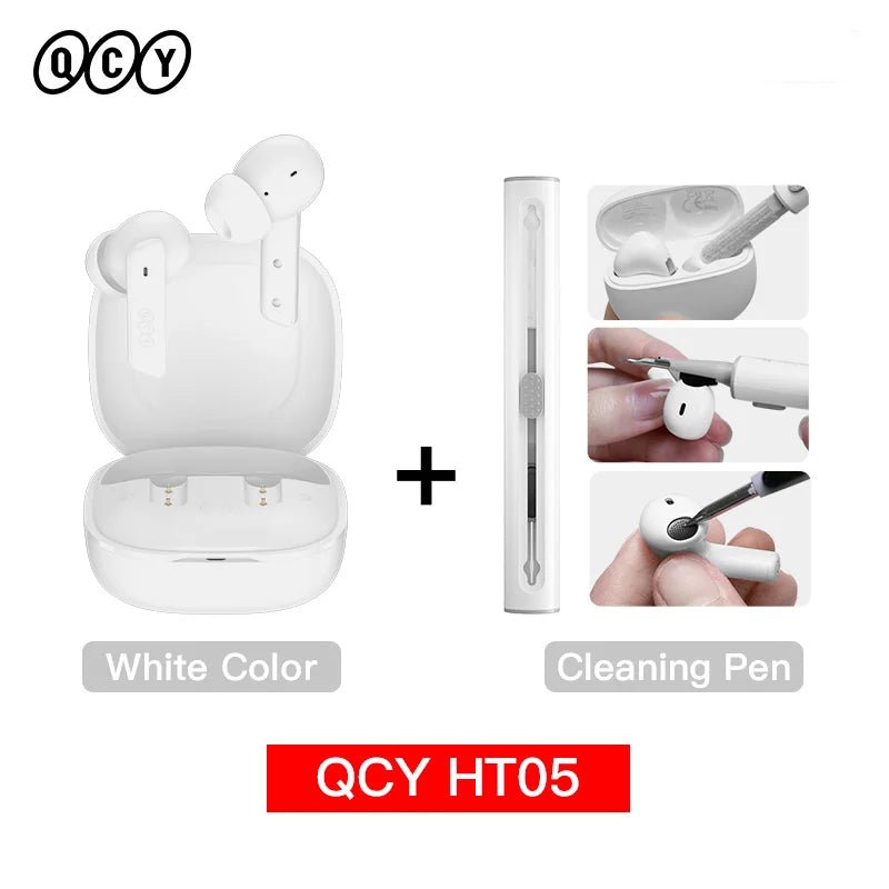 QCY HT05 ANC draadloze oordopjes - Bluetooth 5.2, 40db noise cancelling, waterdicht - Bivakshop