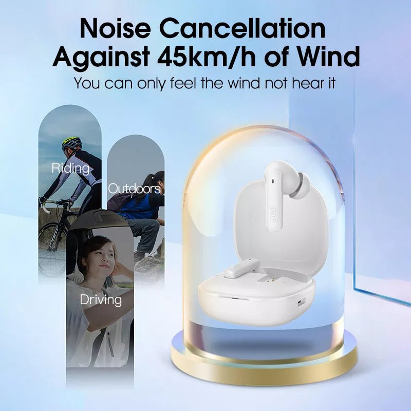 QCY HT05 ANC draadloze oordopjes - Bluetooth 5.2, 40db noise cancelling, waterdicht - Bivakshop