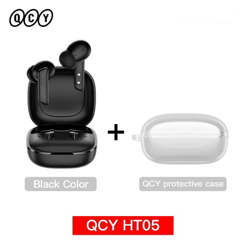 QCY HT05 ANC draadloze oordopjes - Bluetooth 5.2, 40db noise cancelling, waterdicht - Bivakshop