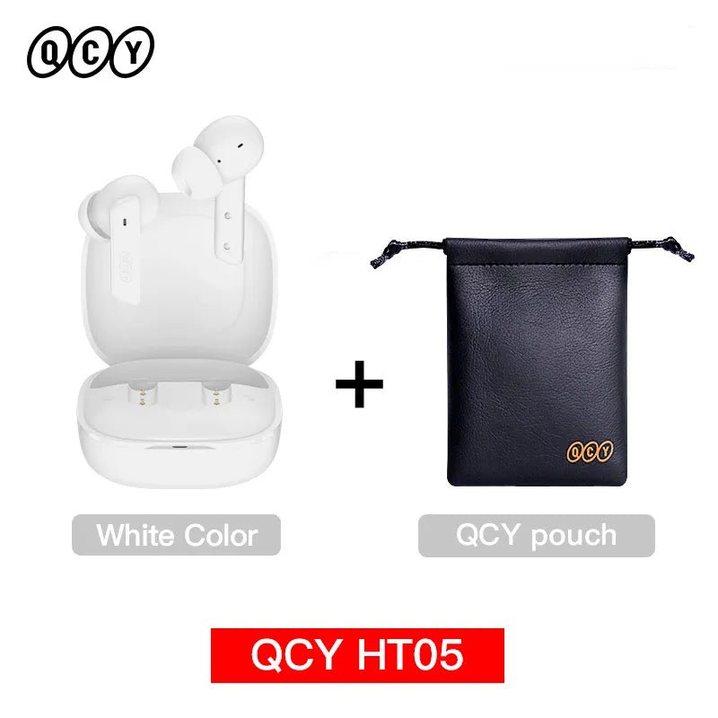 QCY HT05 ANC draadloze oordopjes - Bluetooth 5.2, 40db noise cancelling, waterdicht - Bivakshop