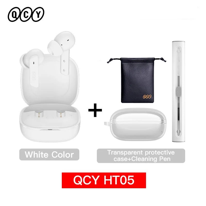 QCY HT05 ANC draadloze oordopjes - Bluetooth 5.2, 40db noise cancelling, waterdicht - Bivakshop