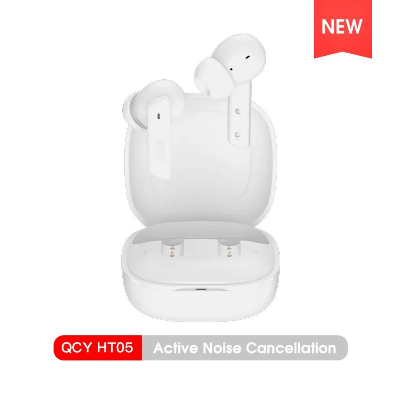QCY HT05 ANC draadloze oordopjes - Bluetooth 5.2, 40db noise cancelling, waterdicht - Bivakshop
