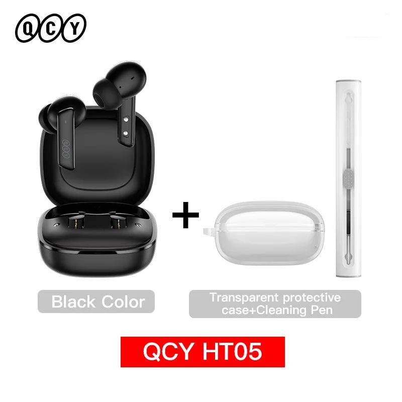 QCY HT05 ANC draadloze oordopjes - Bluetooth 5.2, 40db noise cancelling, waterdicht - Bivakshop