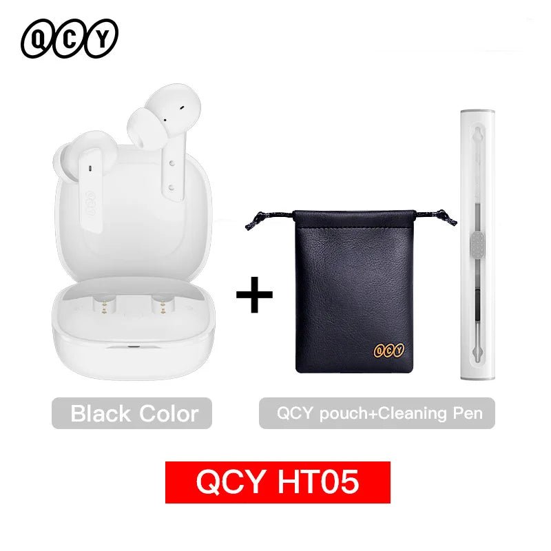 QCY HT05 ANC draadloze oordopjes - Bluetooth 5.2, 40db noise cancelling, waterdicht - Bivakshop