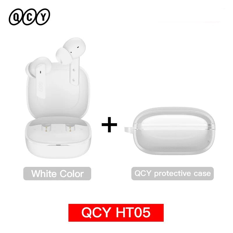 QCY HT05 ANC draadloze oordopjes - Bluetooth 5.2, 40db noise cancelling, waterdicht - Bivakshop