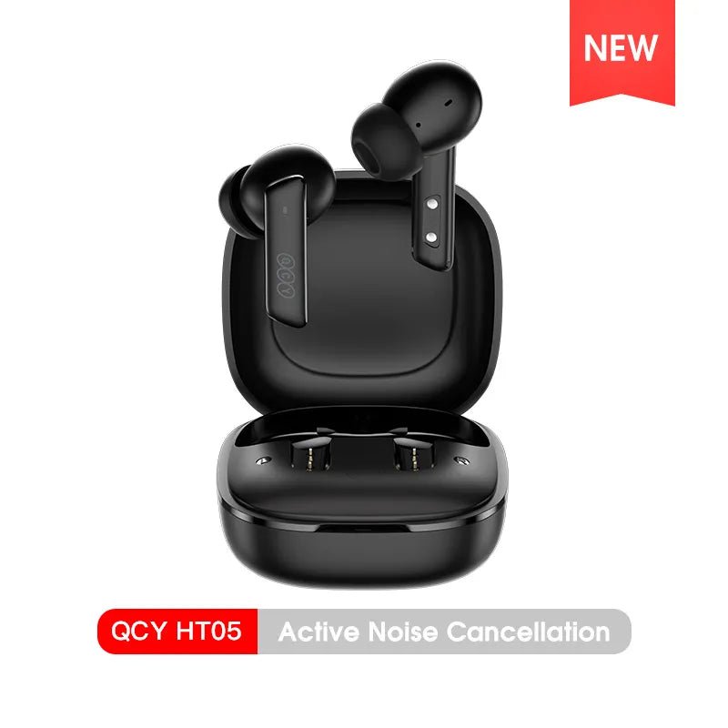 QCY HT05 ANC draadloze oordopjes - Bluetooth 5.2, 40db noise cancelling, waterdicht - Bivakshop
