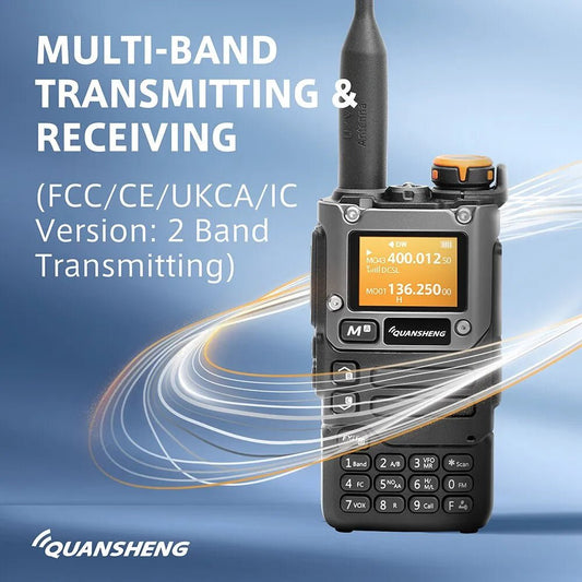 Quansheng UV K5 (8) draagbare am fm walkie talkie tweerichtingsradio communicatiestation - Bivakshop