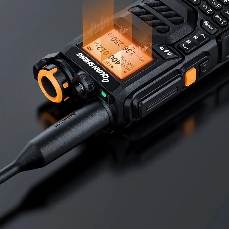 Quansheng UV-K5 walkie talkie - Volledige band luchtvaartband - Automatische frequentiematching - Bivakshop