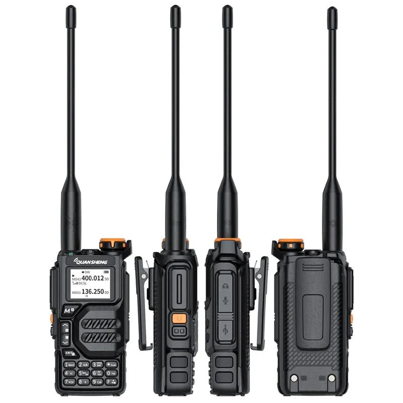 Quansheng UV-K5 walkie talkie - Volledige band luchtvaartband - Automatische frequentiematching - Bivakshop