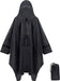 Qupinhui militaire camouflage regenponcho - Waterdichte ripstop nylon poncho - Bivakshop