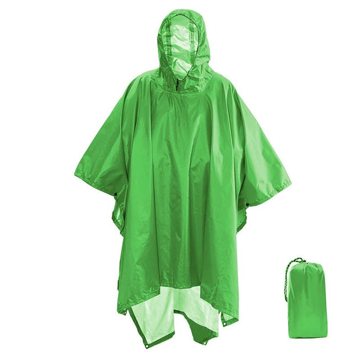 Qupinhui militaire camouflage regenponcho - Waterdichte ripstop nylon poncho - Bivakshop