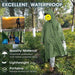 Qupinhui militaire camouflage regenponcho - Waterdichte ripstop nylon poncho - Bivakshop