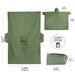 Qupinhui militaire camouflage regenponcho - Waterdichte ripstop nylon poncho - Bivakshop