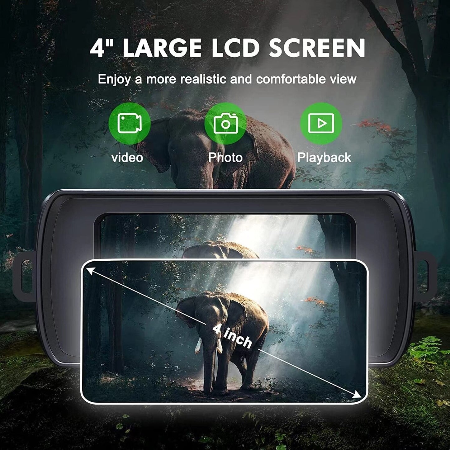 R6 Verrekijker Digitale Nachtzicht Apparaat - 850nm Infrarood - 1080P HD - Dual-Use - Bivakshop