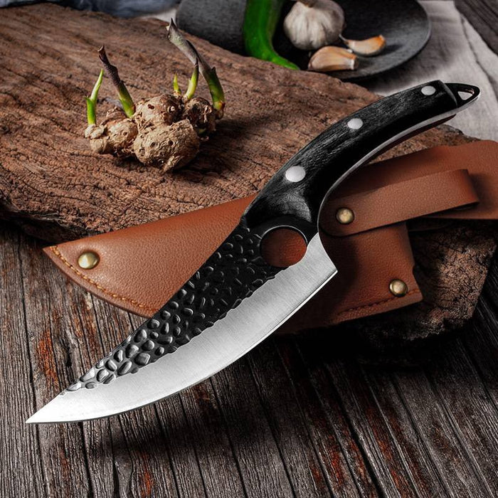 Roestvrijstalen Keuken - Uitbenen Mes - Handgemaakt- Chef Outdoor Koken Slagersmes - Bivakshop