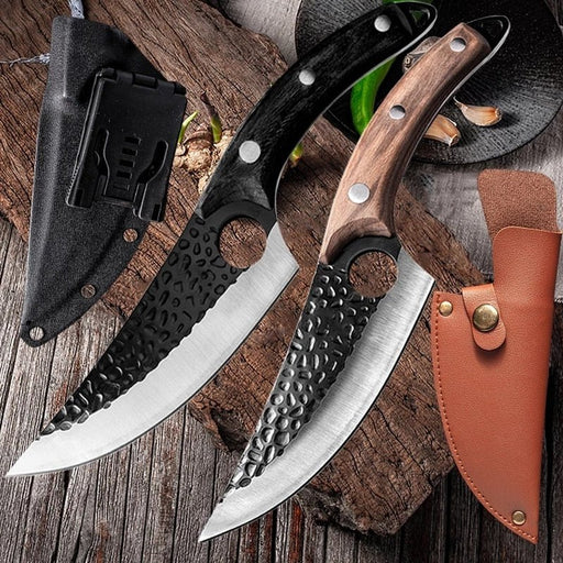 Roestvrijstalen Keuken - Uitbenen Mes - Handgemaakt- Chef Outdoor Koken Slagersmes - Bivakshop