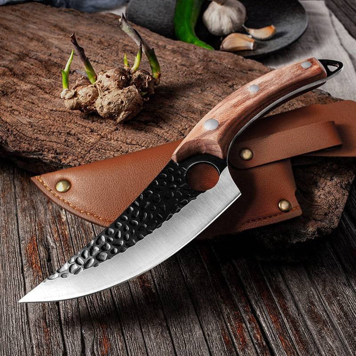 Roestvrijstalen Keuken - Uitbenen Mes - Handgemaakt- Chef Outdoor Koken Slagersmes - Bivakshop