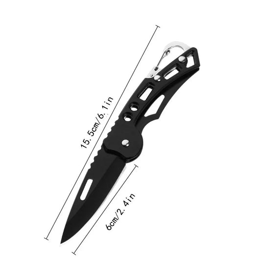 Roestvrijstalen opvouwbaar mes - Kleine zakmessen voor militair tactisch gebruik - Bivakshop
