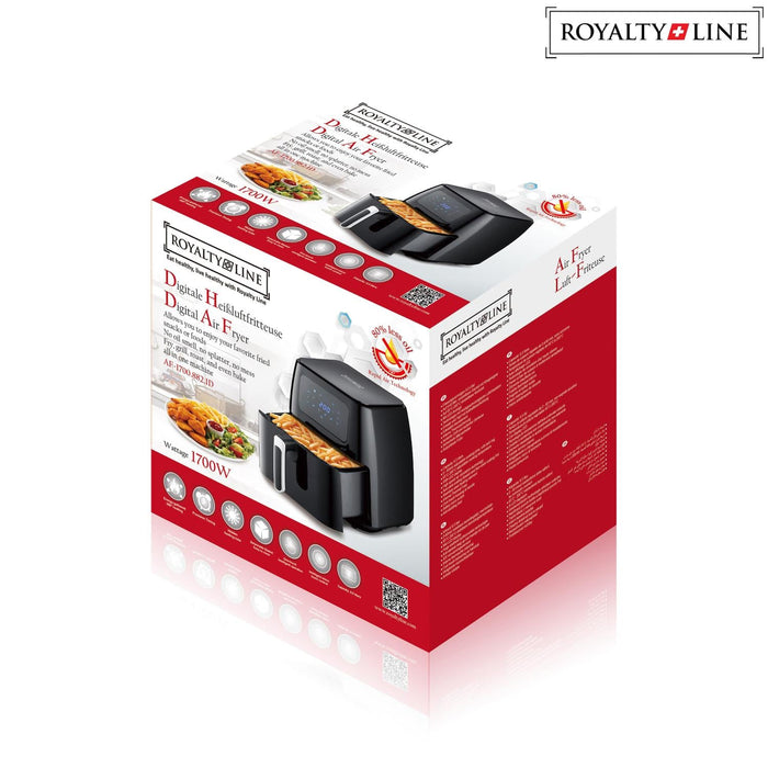 Royalty Line 1700 Digitale Airfryer TEST - Bivakshop