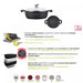 Royalty Line RL-BR28M: marmeren ondiepe soeppan 28cm - Bivakshop