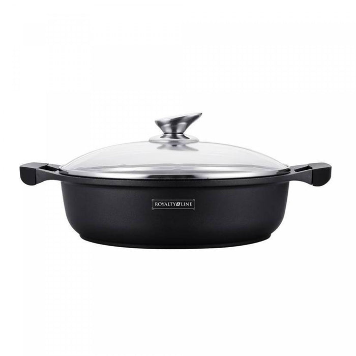 Royalty Line RL-BR28M: marmeren ondiepe soeppan 28cm - Bivakshop
