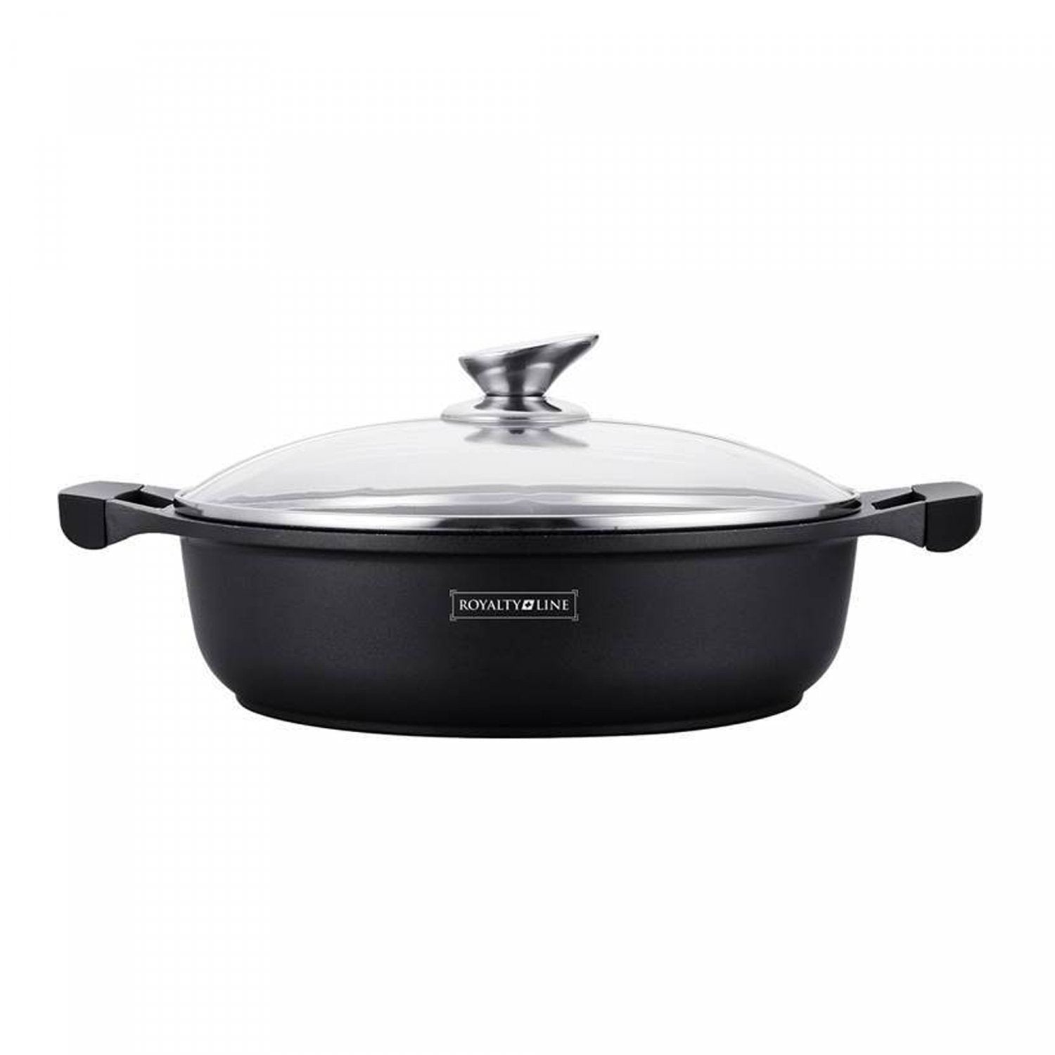 Royalty Line RL-BR28M: marmeren ondiepe soeppan 28cm - Bivakshop