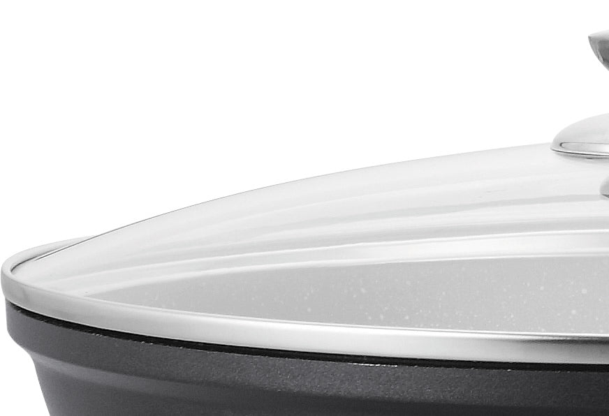 Royalty Line RL-BW28M; Marmeren coating wok 28cm - Bivakshop
