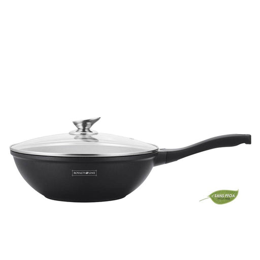 Royalty Line RL-BW28M; Marmeren coating wok 28cm - Bivakshop