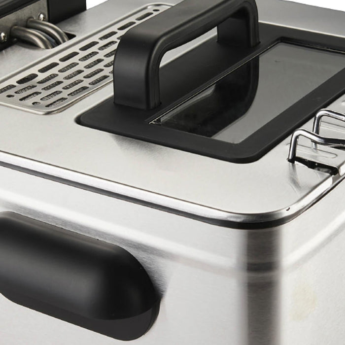 Royalty line RL-DF4902: Roestvrijstalen Frituurpan- 2000W - Bivakshop