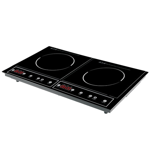 Royalty Line RL-DIP4000.2: Inductiekookplaat met dubbele plaat - Bivakshop