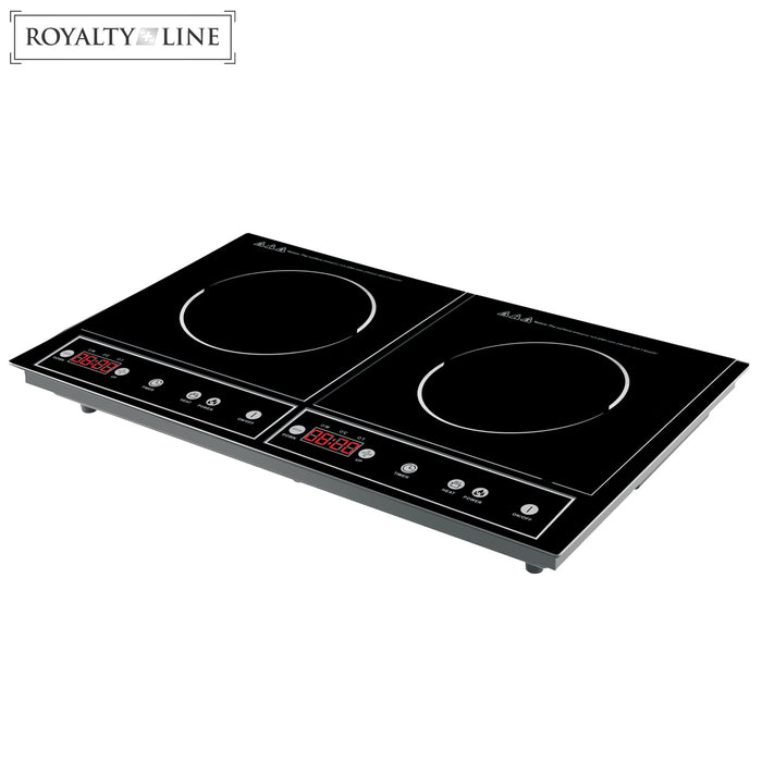 Royalty Line RL-DIP4000.2: Inductiekookplaat met dubbele plaat - Bivakshop