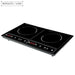 Royalty Line RL-DIP4000.2: Inductiekookplaat met dubbele plaat - Bivakshop